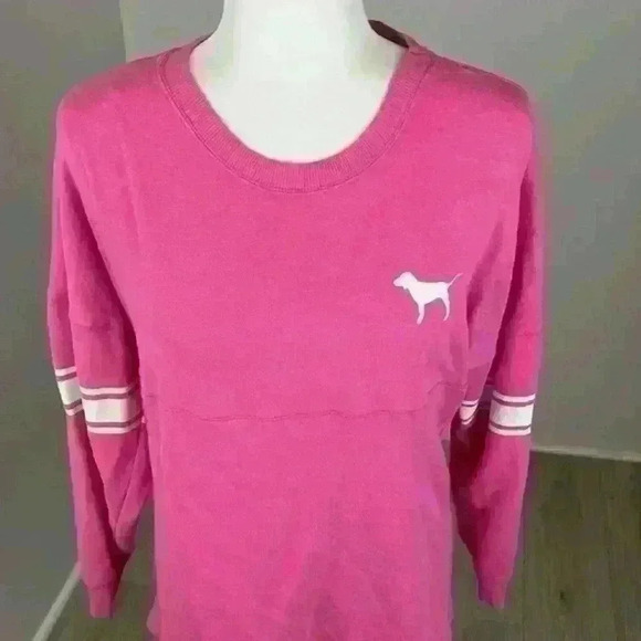 Victoria's Secret PINK "Love PINK" Pullover Size XS - Picture 2 of 11